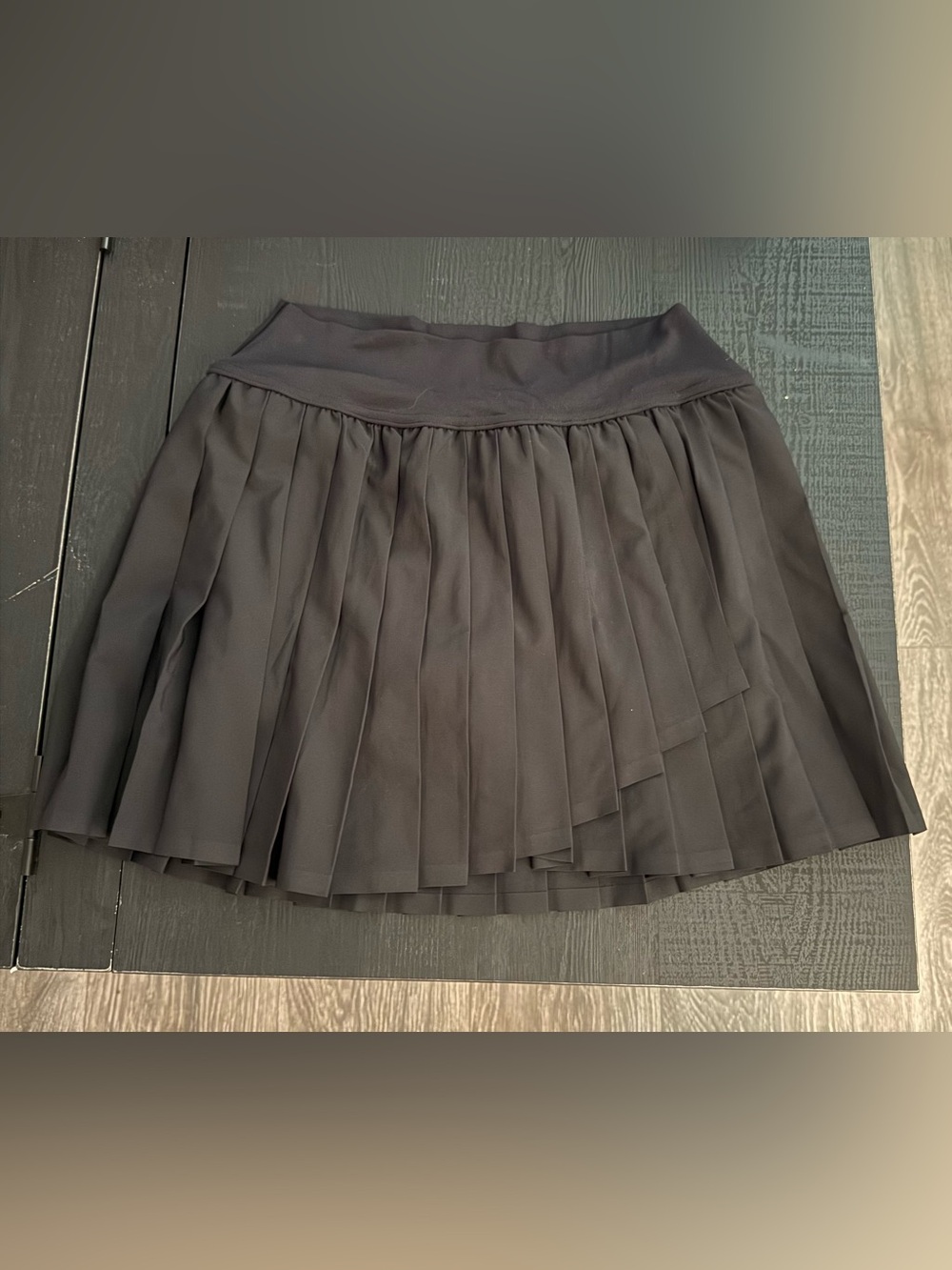 aerie Black Pleated Skirt